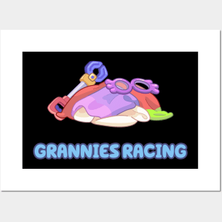 Grannies Racing Posters and Art